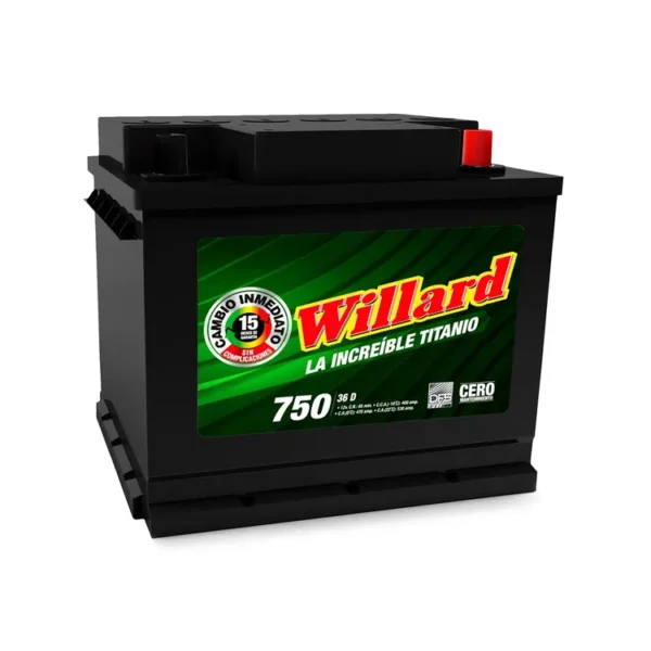 Bateria Willard  36D-750
